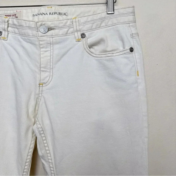 Banana Republic Womens 10 Stretch Boot Cut Cowgirl Low Rise Jeans - Picture 4 of 15